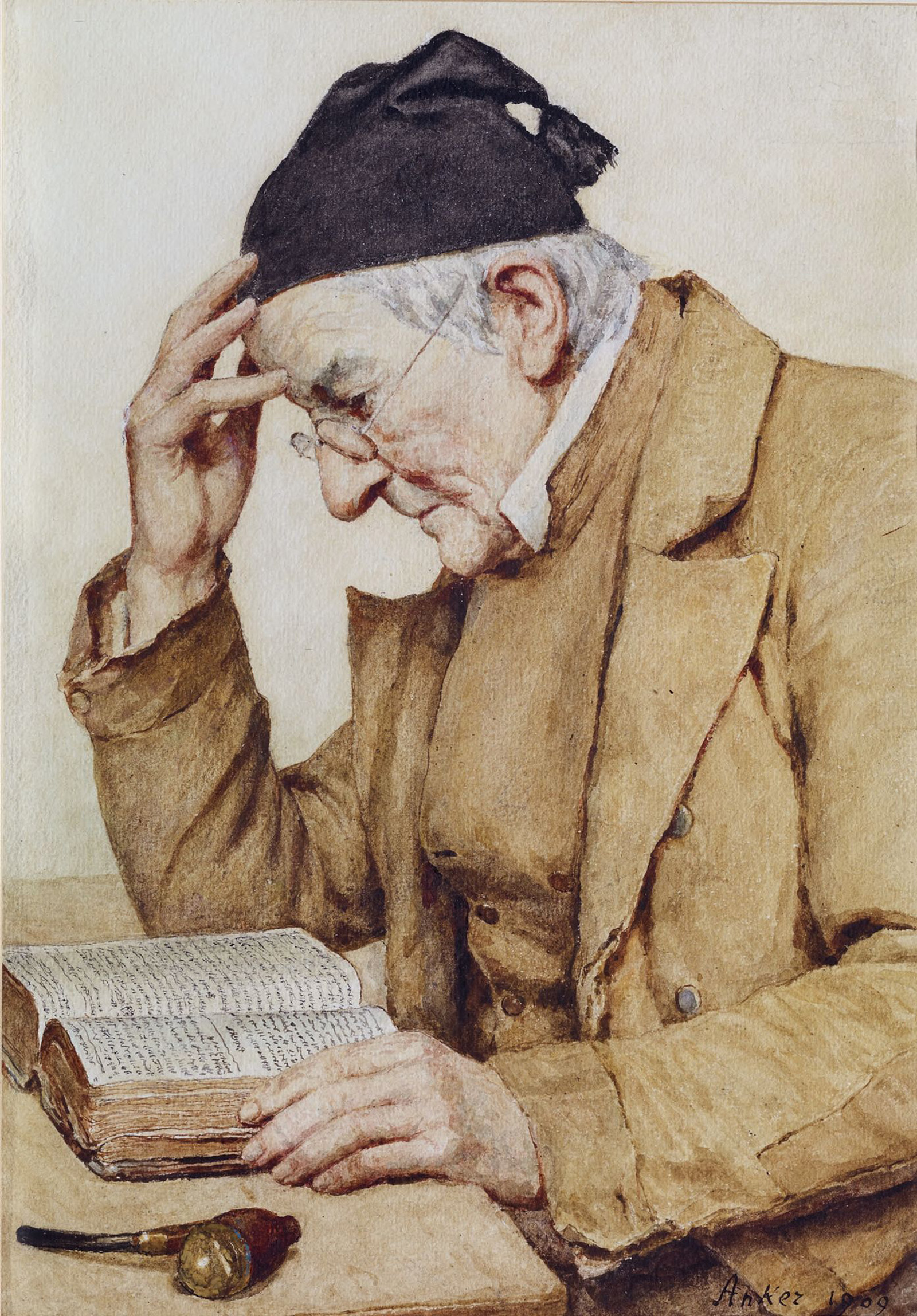 man reading